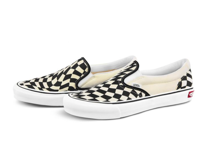 CLASSIC SLIP-ON TWIST WARP CHECKER - CLASSIC WHITE