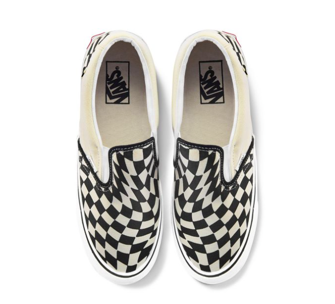 CLASSIC SLIP-ON TWIST WARP CHECKER - CLASSIC WHITE