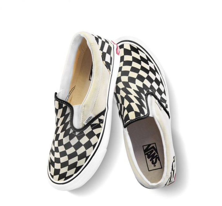 CLASSIC SLIP-ON TWIST WARP CHECKER - CLASSIC WHITE