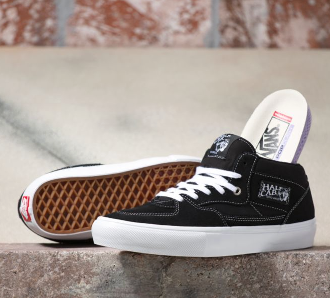 SKATE HALF CAB - BLACK/WHITE