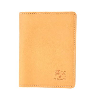 ID & CARD WALLET IN COWHIDE LEATHER C0469/M-120 (COLOR NATURAL)