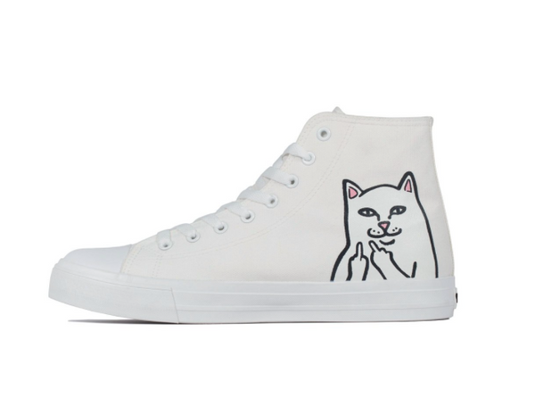 LORD NERMAL HIGH-TOP SHOES - WHITE