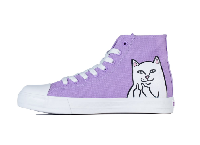 LORD NERMAL HIGH-TOP SHOES - LAVENDER