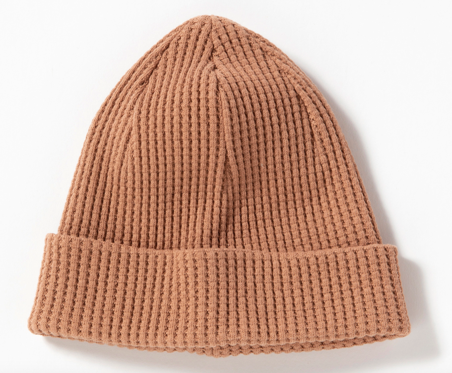 WAFFLE KNIT CAP BIG WAFFLE JERSEY - CAMDEN BRICK