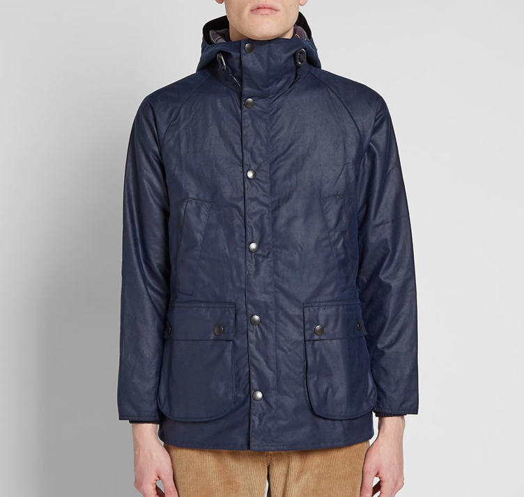 BARBOUR SL BEDALE HOODED WAX JACKET JAPAN COLLECTION - INDIGO