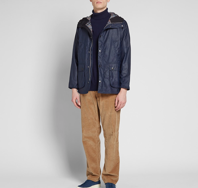 Barbour sl bedale shop hooded wax jacket
