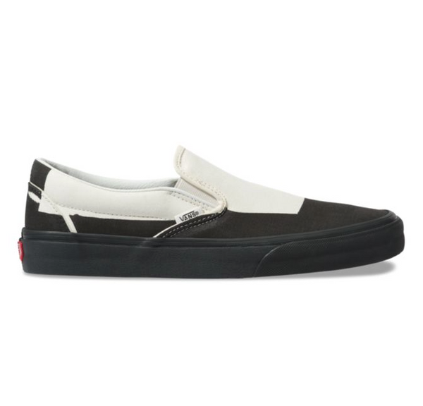 OVERPRINT SLIP-ON - BLACK/CLASSIC WHITE