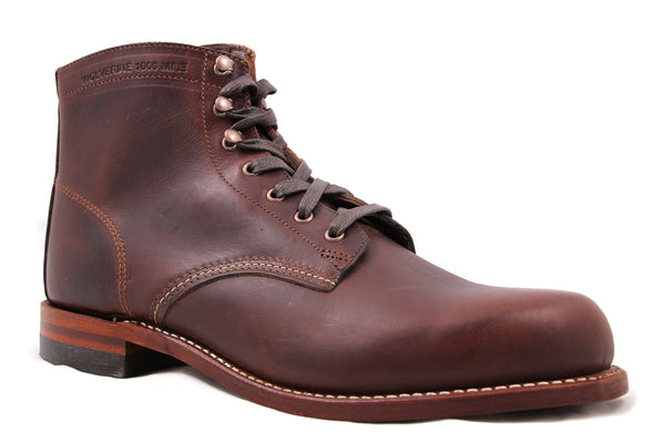 WOLVERINE 1000 MILE BROWN W05301 - COSMOTOG