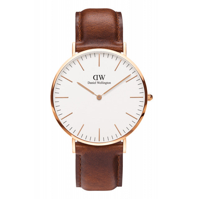 ST MAWES MAN WATCH ROSE GOLD 40mm - COSMOTOG