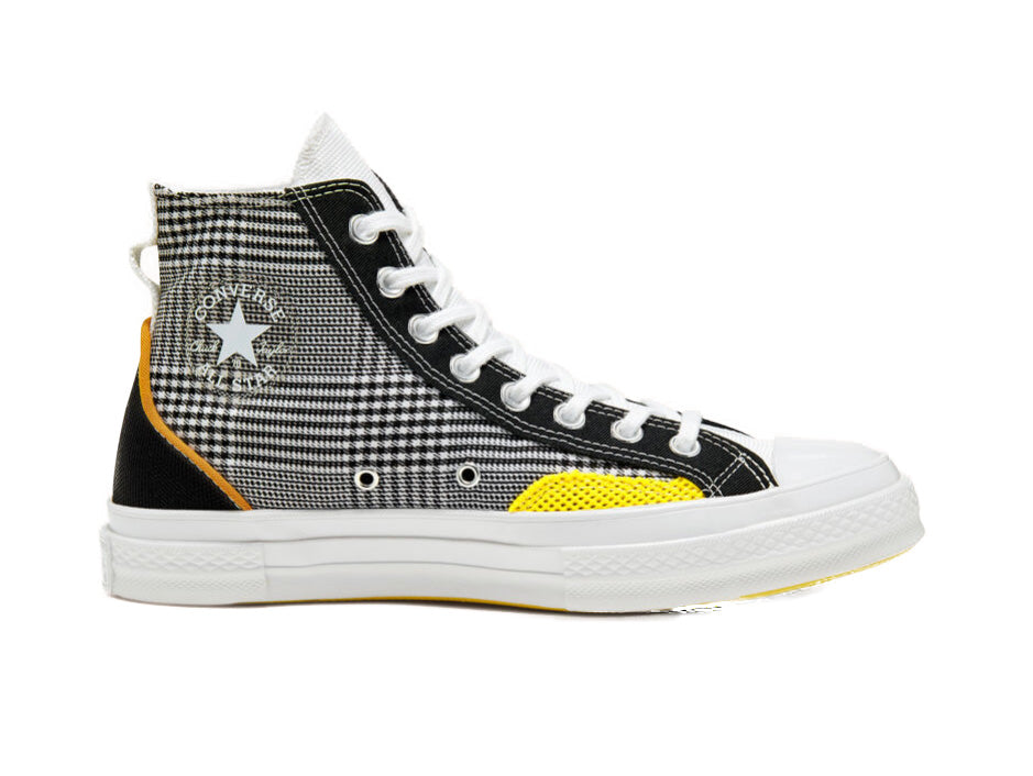 Hacked Fashion Chuck 70 - Black/White/Speed Yellow