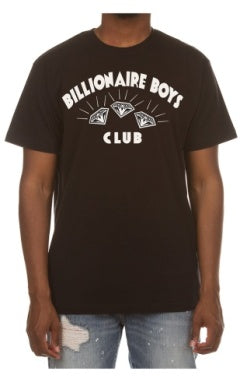 BB DIAMONDS SS TEE - BLACK