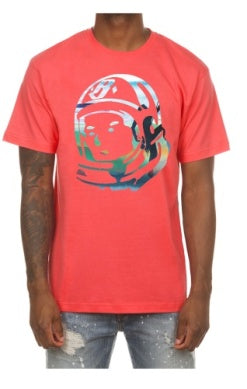 BB HELMET SS TEE - HOT CORAL