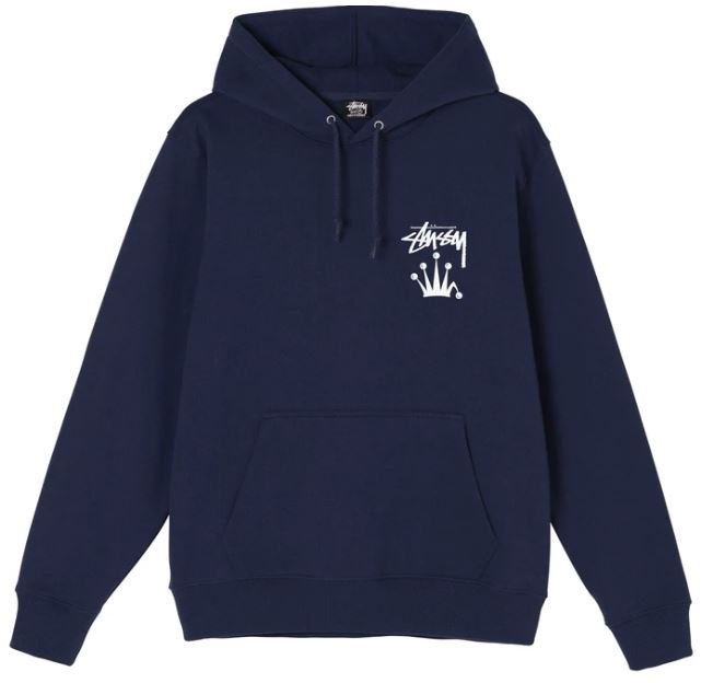 STOCK CROWN HOODIE- NAVY
