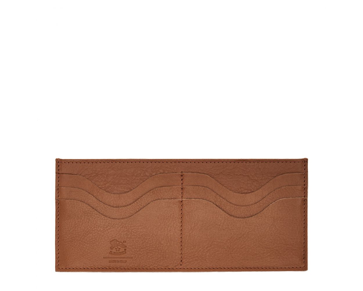 Women's Zip Around Wallet in Soft Vegetable-Tanned Cowhide Leather color - Salina line SZW045 - Chocolate